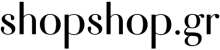 ShopShop.gr logo σε μαύρο χρώμα