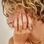 Δαχτυλίδι Maggie επιχρυσωμένο με λαμπερά ζιργκόν | ShopShop.gr