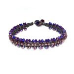 Ίρις χειροποίητο δερμάτινο βραχιόλι - Image 3