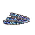 Άλκηστις χειροποίητο δερμάτινο wrap βραχιόλι - Image 2